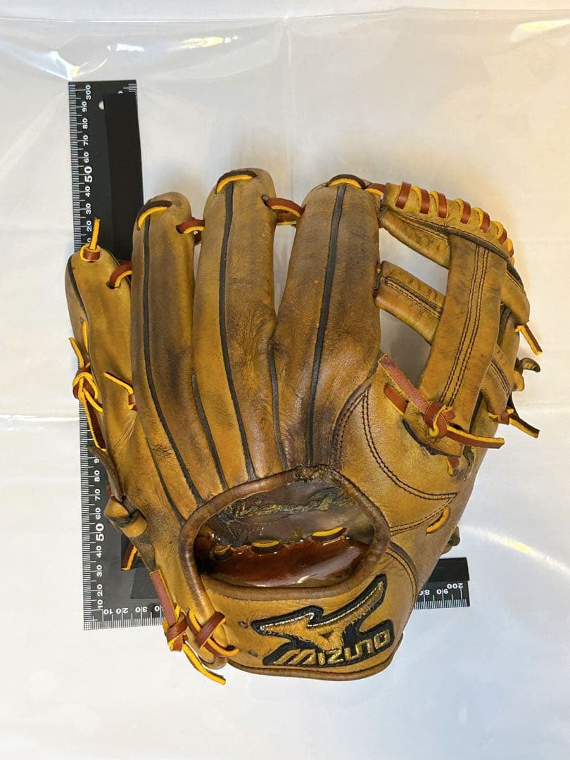 ★ミズノプロ★ 硬式 オーダー品 内野用グローブ 浅め型 レース・オイルメンテ済