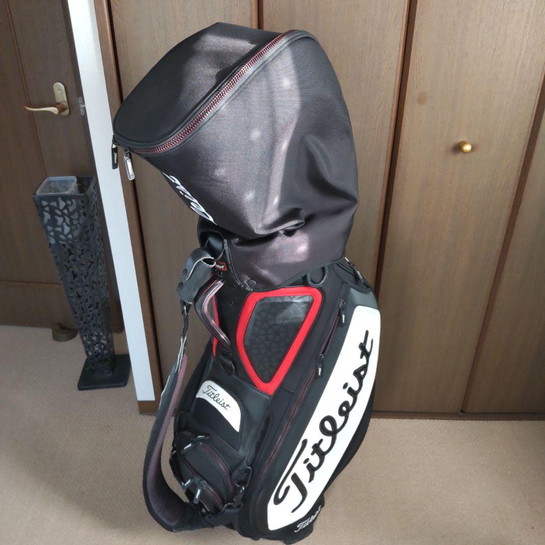 Titleist キャディバッグ ブラック/ホワイト/レッド