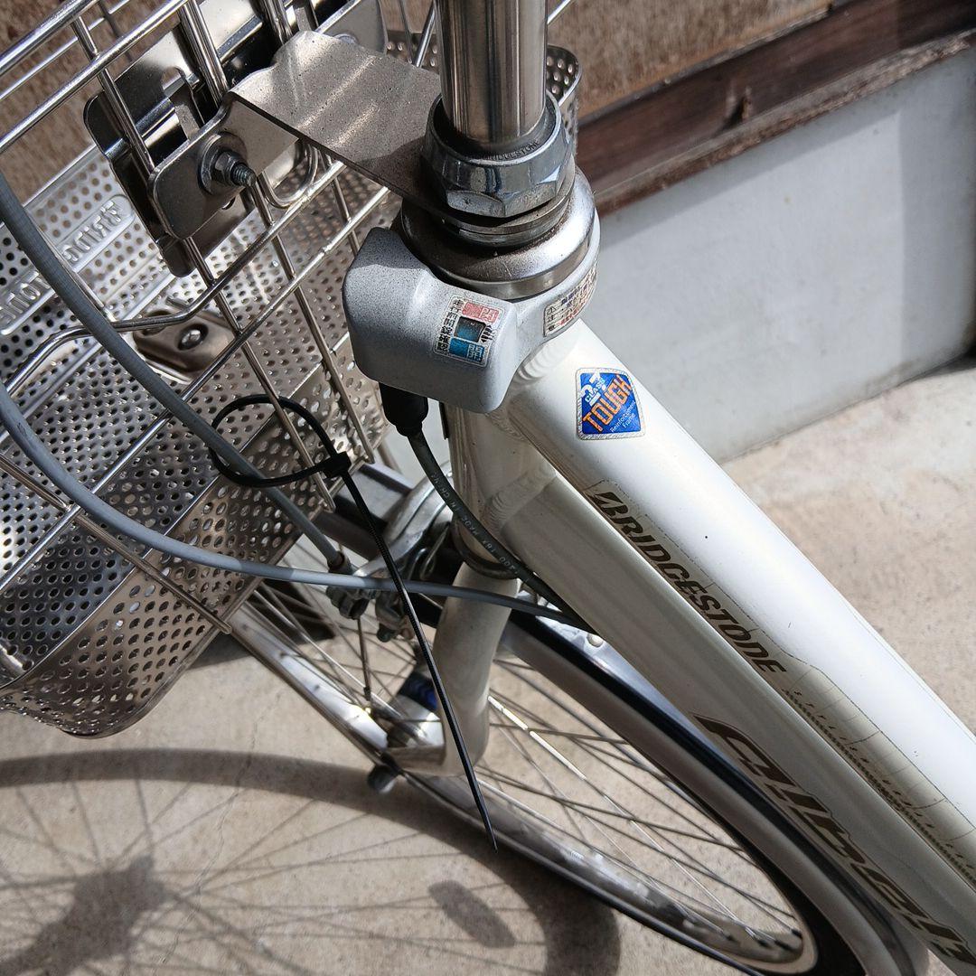 ブリジストン　アルベルト　シャンパンホワイト27インチ　引き取り限定です！