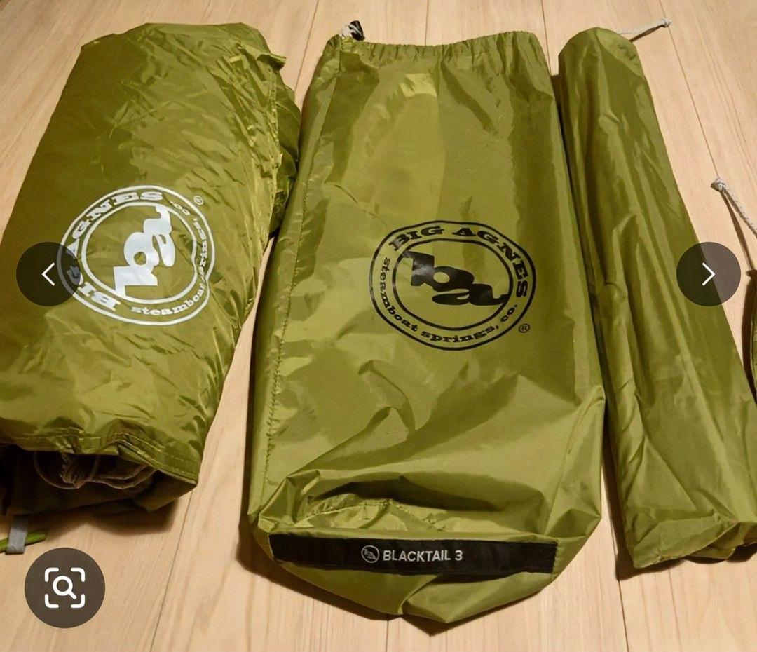 アメリカアウトドア「BIG AGNES」のBlacktail 3 グリーンテント