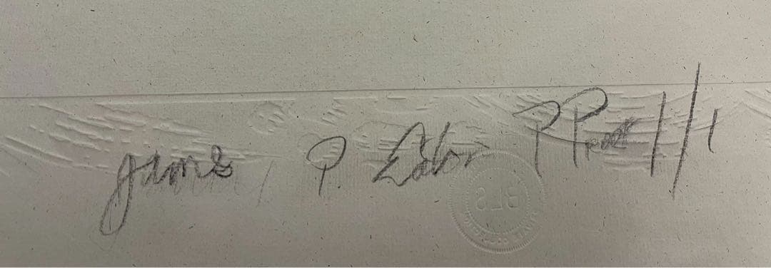 リビングストーン マイケル・ジャクソン 1990 版画作品