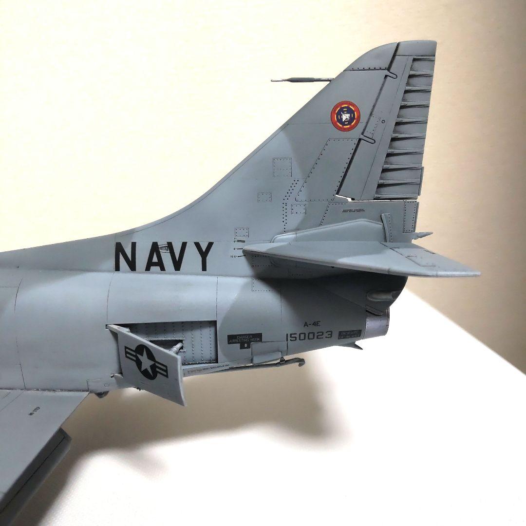 戦闘機プラモデル完成品ハセガワ1/48A−4スカイホーク　トップガン