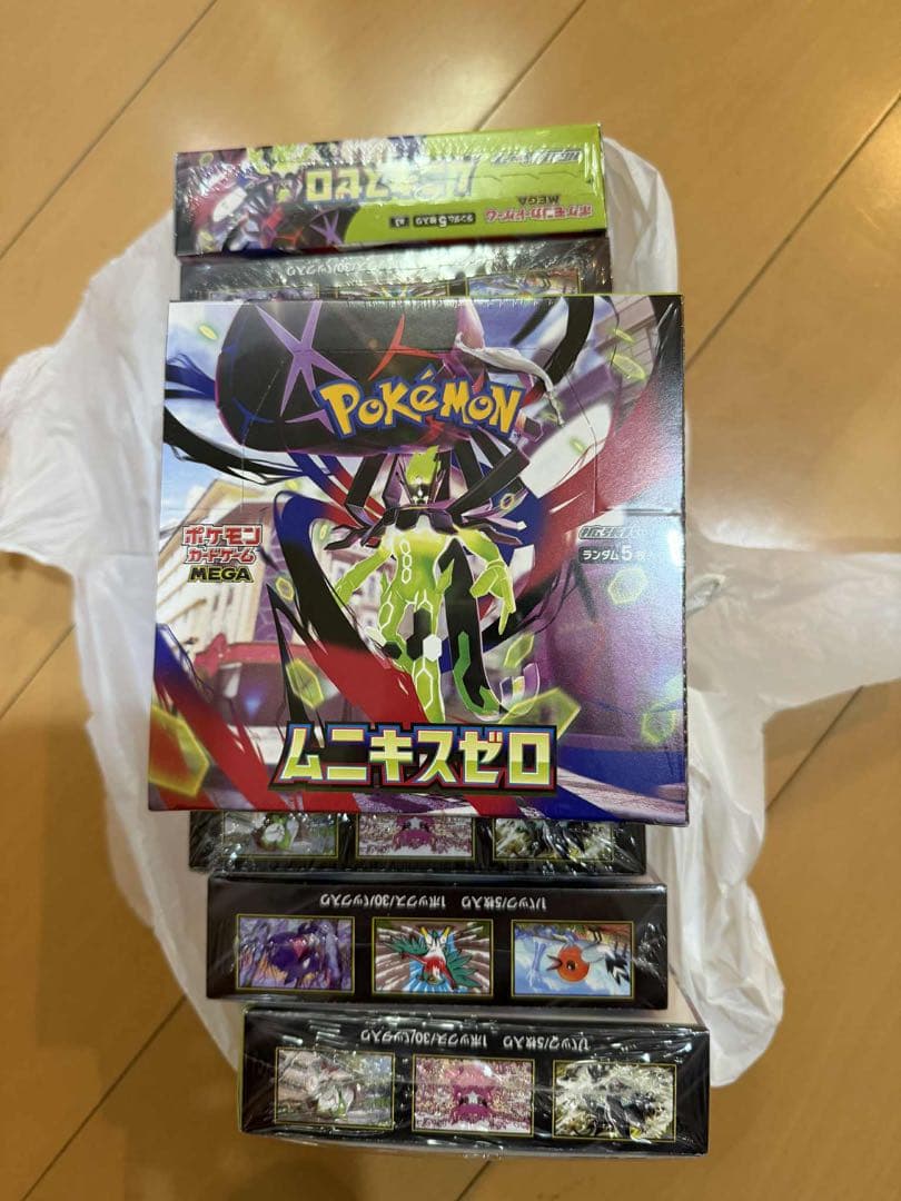 ポケモンカードゲーム　ムニキスゼロ　シュリンク付き未開封9BOX