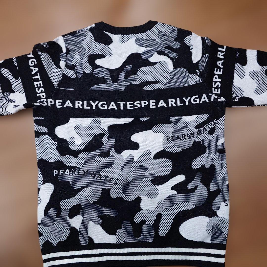 PEARLY GATES 迷彩柄ニットセーター　オシャレなセーター