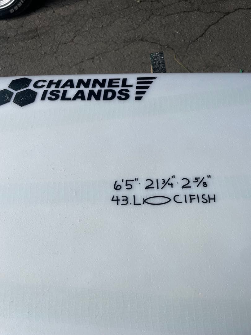 サーフィン・ボディボード CHANNEL S CIFISH 6'5\" 43.0L