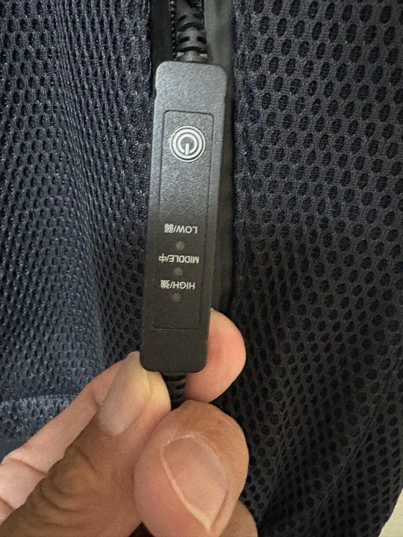 PEARLY GATES メッシュファン付きベスト