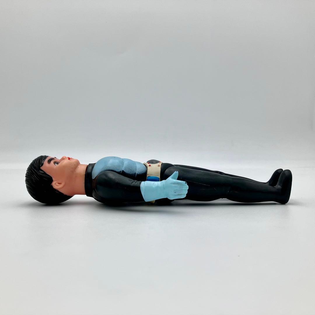 旧バンダイ 仮面ライダー　面取れ ソフビ 　フィギュア　マフラー・ブーツ欠品