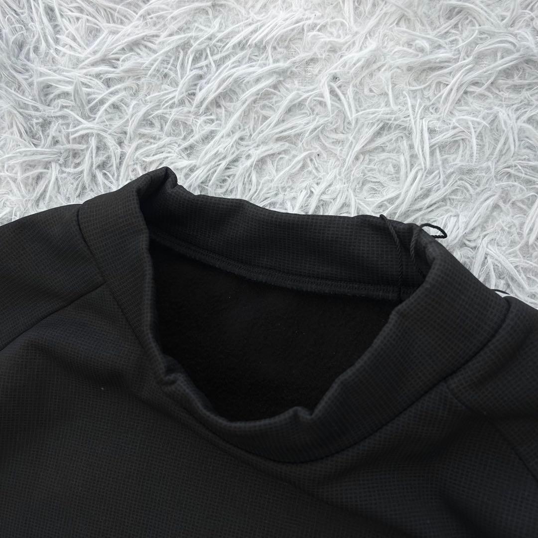 新品　PGG パーリーゲイツ　スウェット　モックネック　裏起毛　ブラック　6