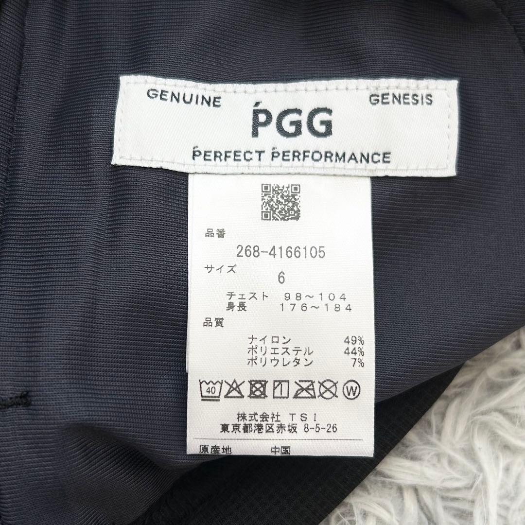 新品　PGG パーリーゲイツ　スウェット　モックネック　裏起毛　ブラック　6