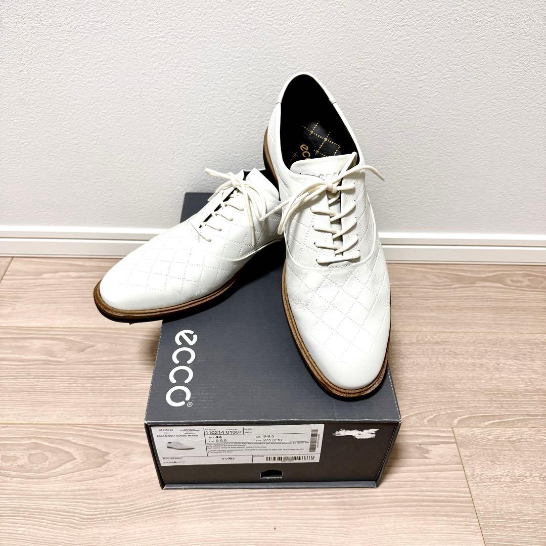 使用1回のみ！ECCO GOLF CLASSIC HYBRID ホワイト27.5