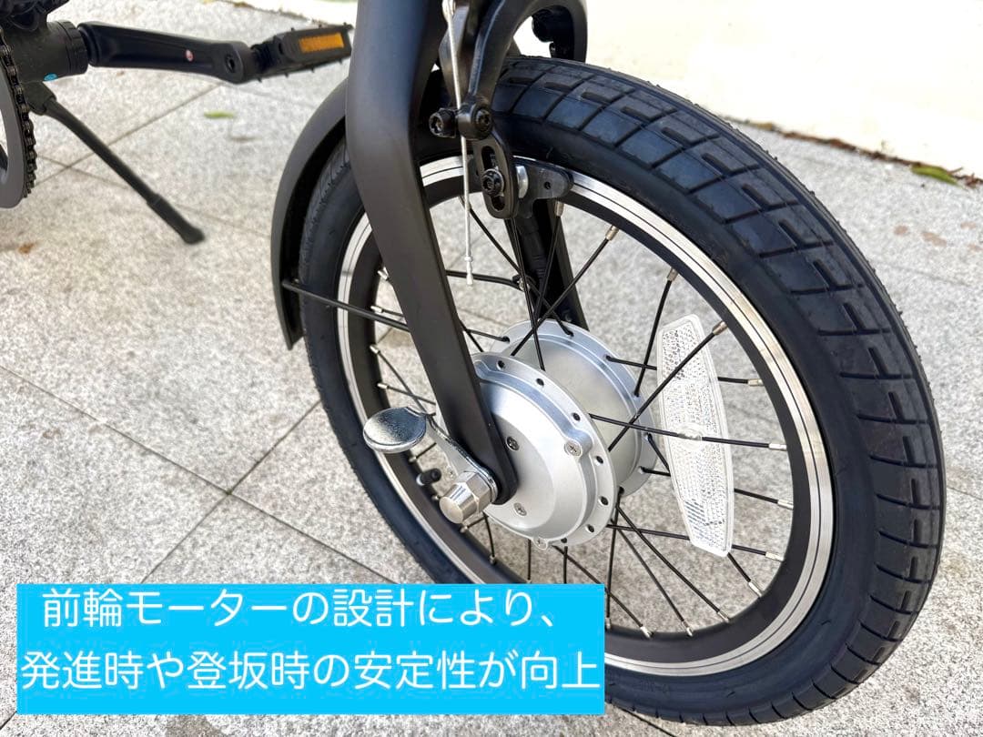 【好評販売中】超強力パワー 折りたたみ電動自転車 ミニペロ 小径車 コンパクト