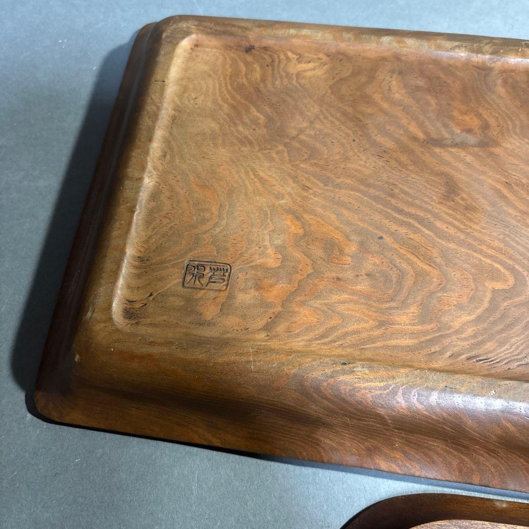 時代　木製　盆　２点　まとめて