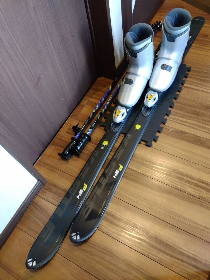 高品質！KASTLE/学生・メンズ用/スキーセット・メンテ・WAX済み✔