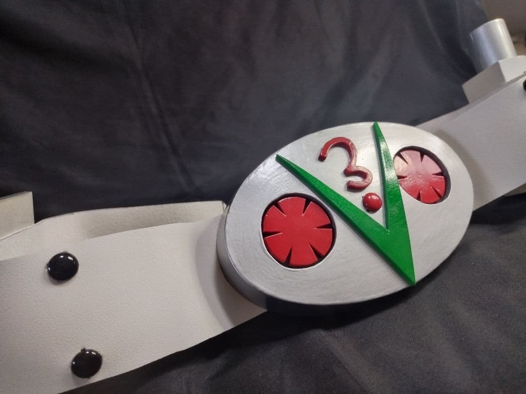 ★未使用 レア品 仮面ライダー V3 変身ベルト コスプレ用 ダブル タイフーン