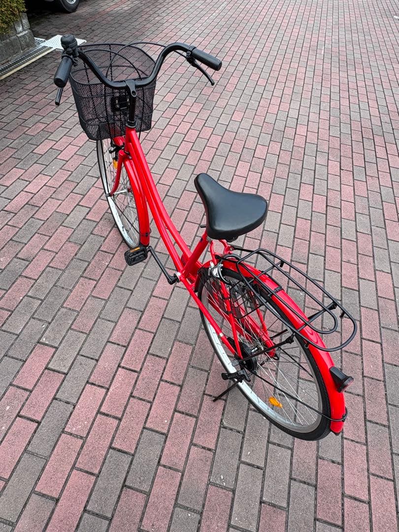 galihさんさ専用 真っ赤なシルプルママチャリ(26㌅)配達でも？可能です。