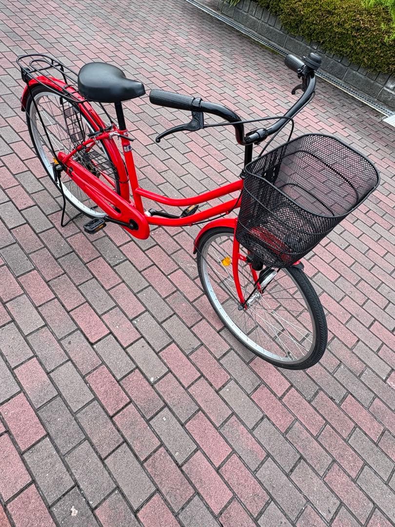 galihさんさ専用 真っ赤なシルプルママチャリ(26㌅)配達でも？可能です。