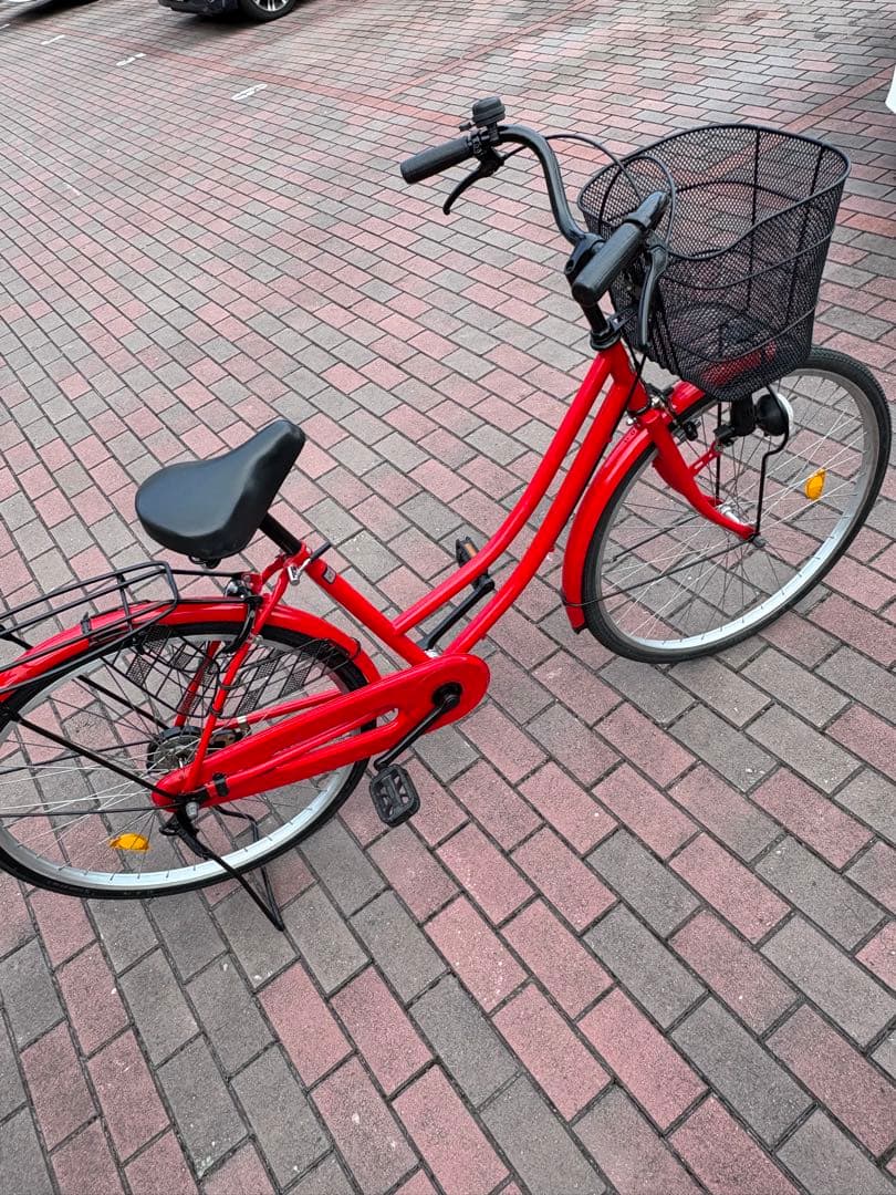 galihさんさ専用 真っ赤なシルプルママチャリ(26㌅)配達でも？可能です。