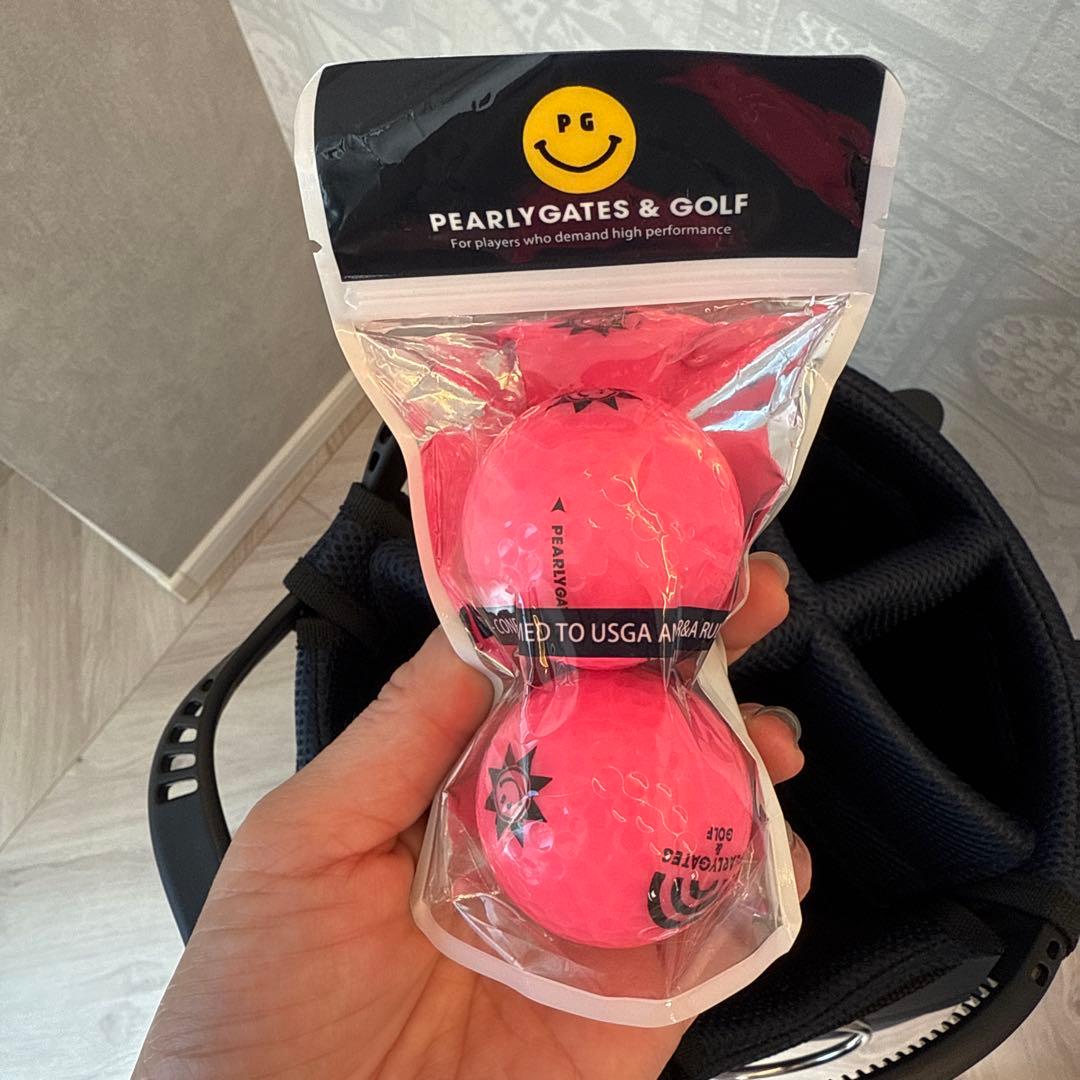 【未使用品】PEARLY GATES PG1989 ゴルフバッグ ボール付き