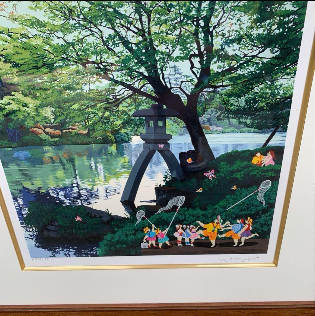 ヒロヤマガタ シルクスクリーン 兼六園 日本のエッセンス 版画　レア