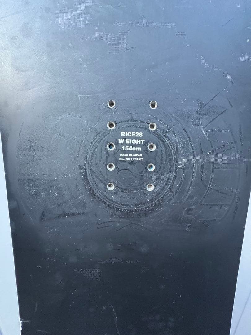 RICE28 W8 154cm スノーボード ダブルキャンバー グラトリ　スノボ