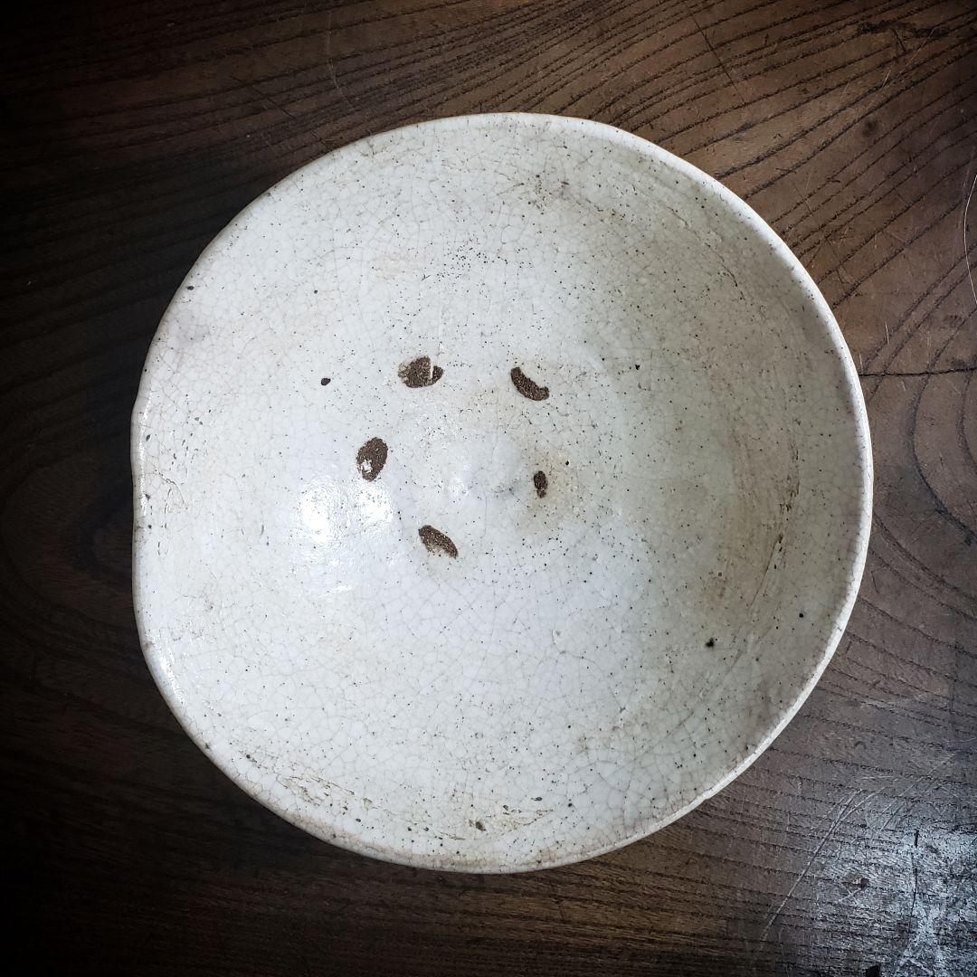 茶碗　抹茶碗　茶道具　茶器　平茶碗　浅鉢　盛皿　白　江戸