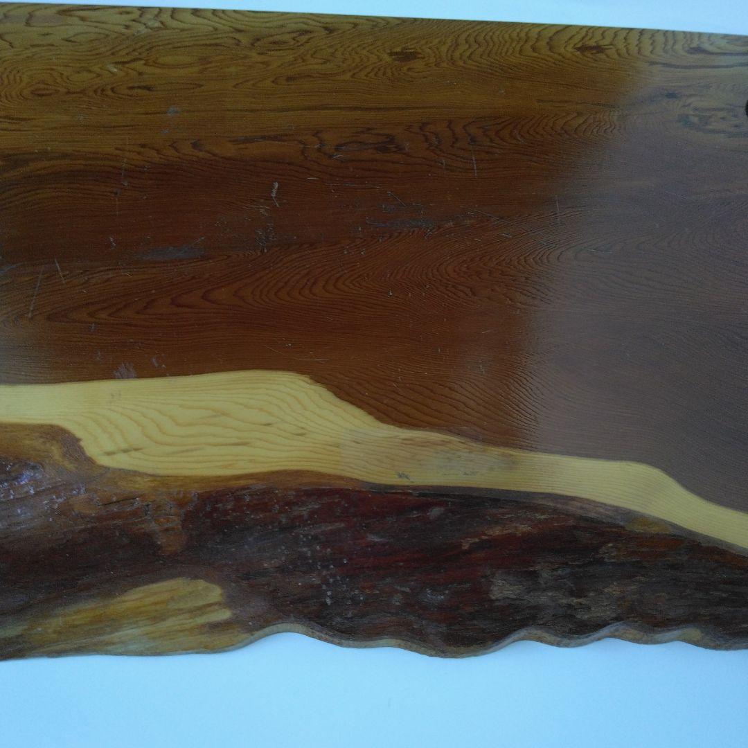 木製置台　優良　木彫民芸品　北海木工芸社