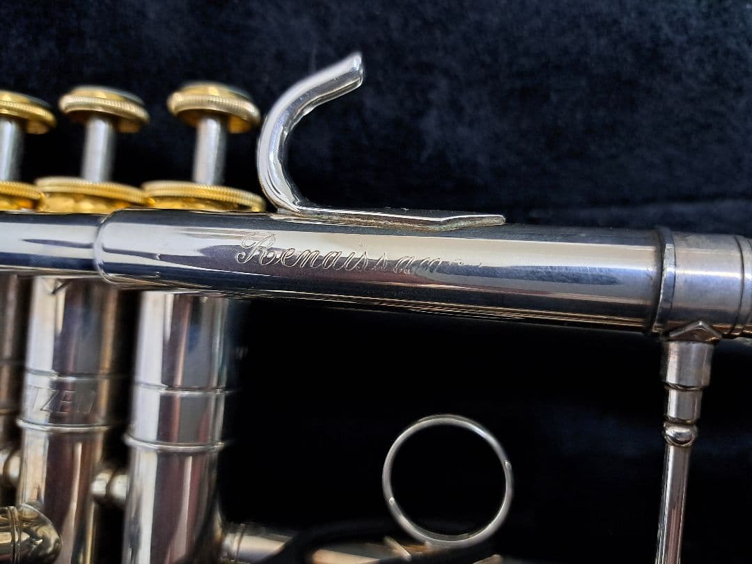 ゲッツェン　C管　30C シルバー トランペット本体 3バルブ ケース付き