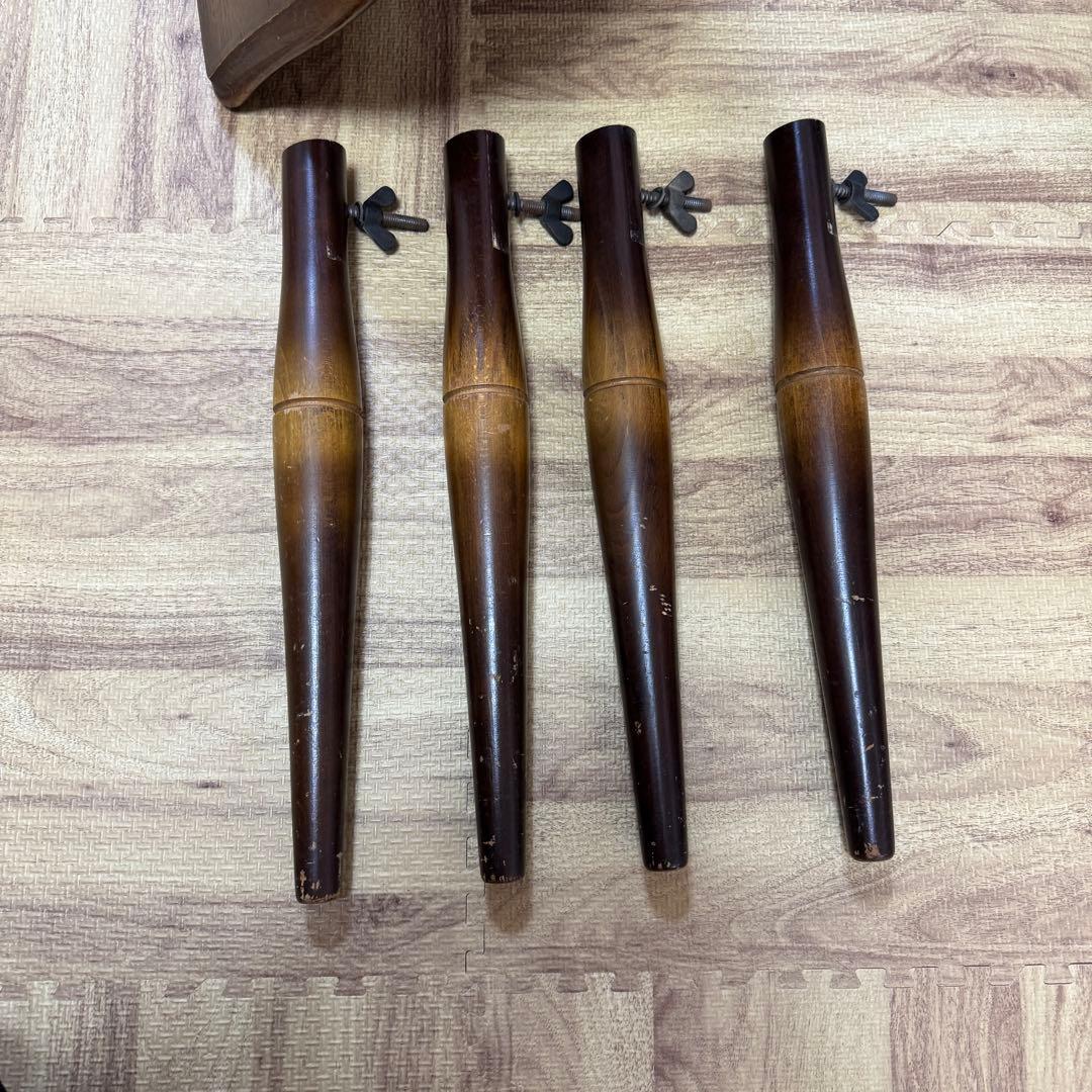 飛騨産業　キツツキマーク　アンティーク 木製テーブル　　ローテーブル