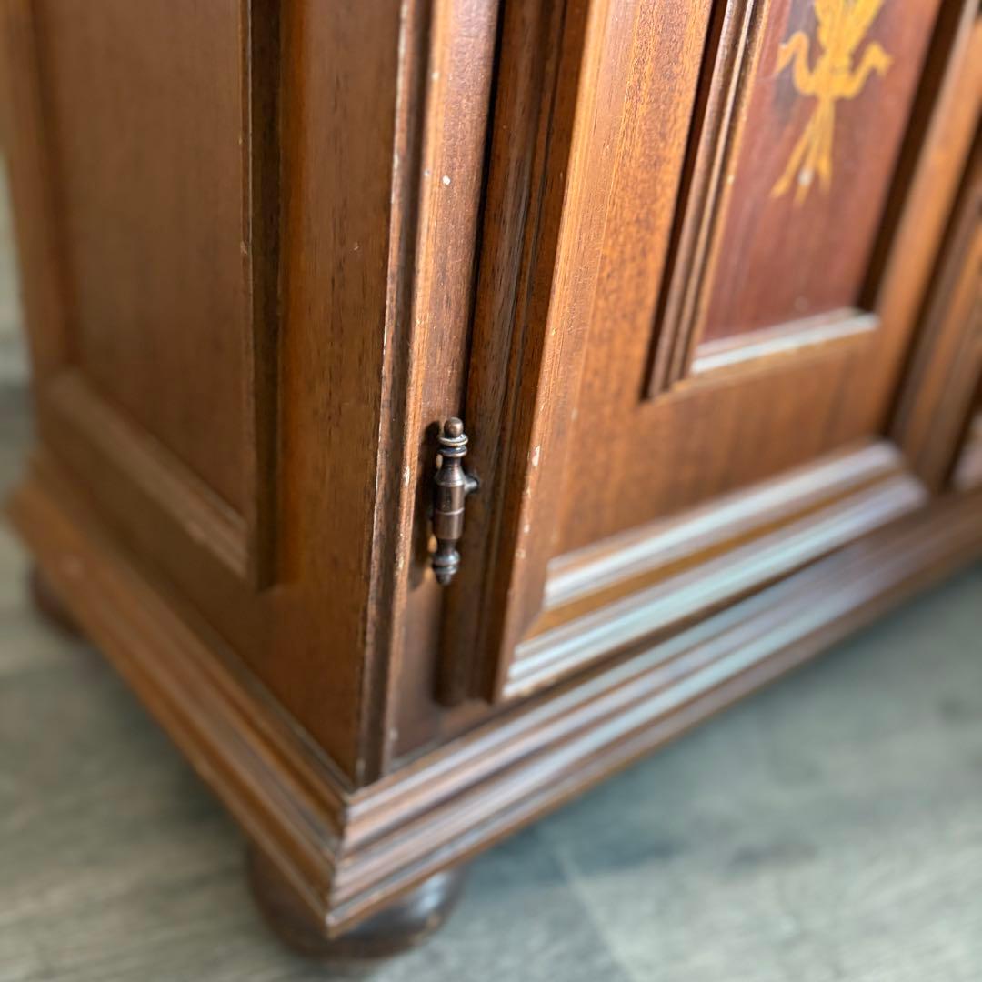 イタリア象嵌　コンソールテーブル　キャビネット　ヴィンテージ