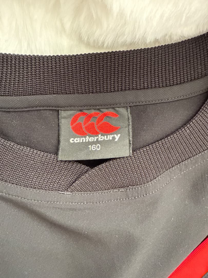 Canterbury ウォームアップウェア 160 黒/赤