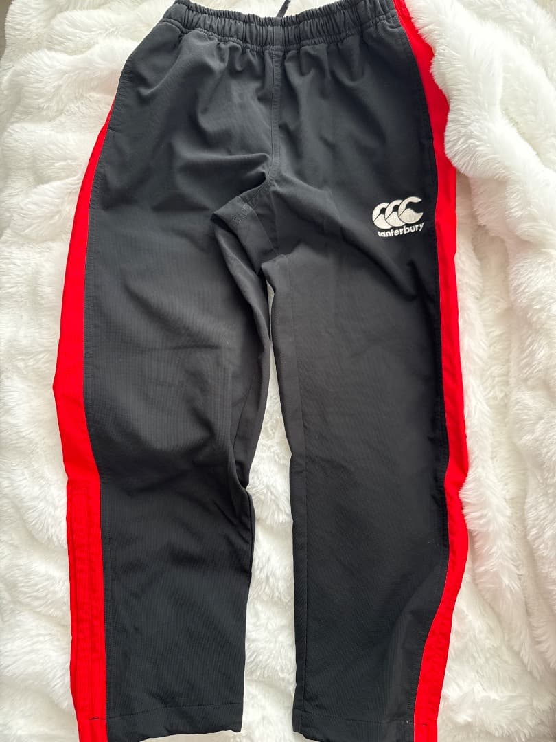 Canterbury ウォームアップウェア 160 黒/赤