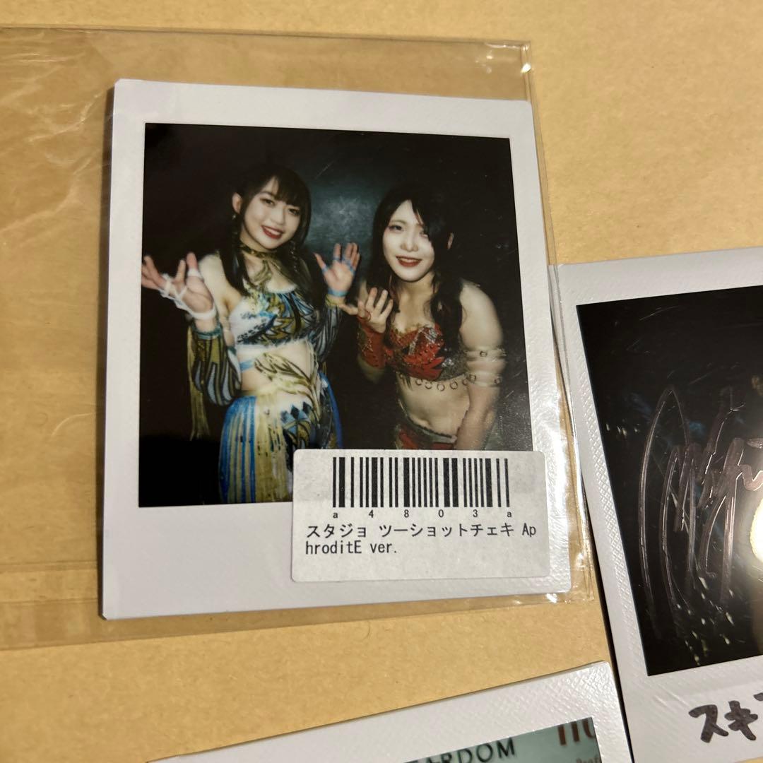 林下詩美　上谷沙弥　STARDOM チェキ　5枚セット