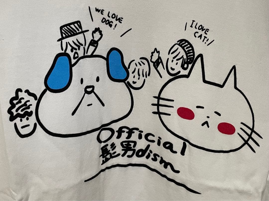 Official髭男dism 犬キャット Tシャツ
