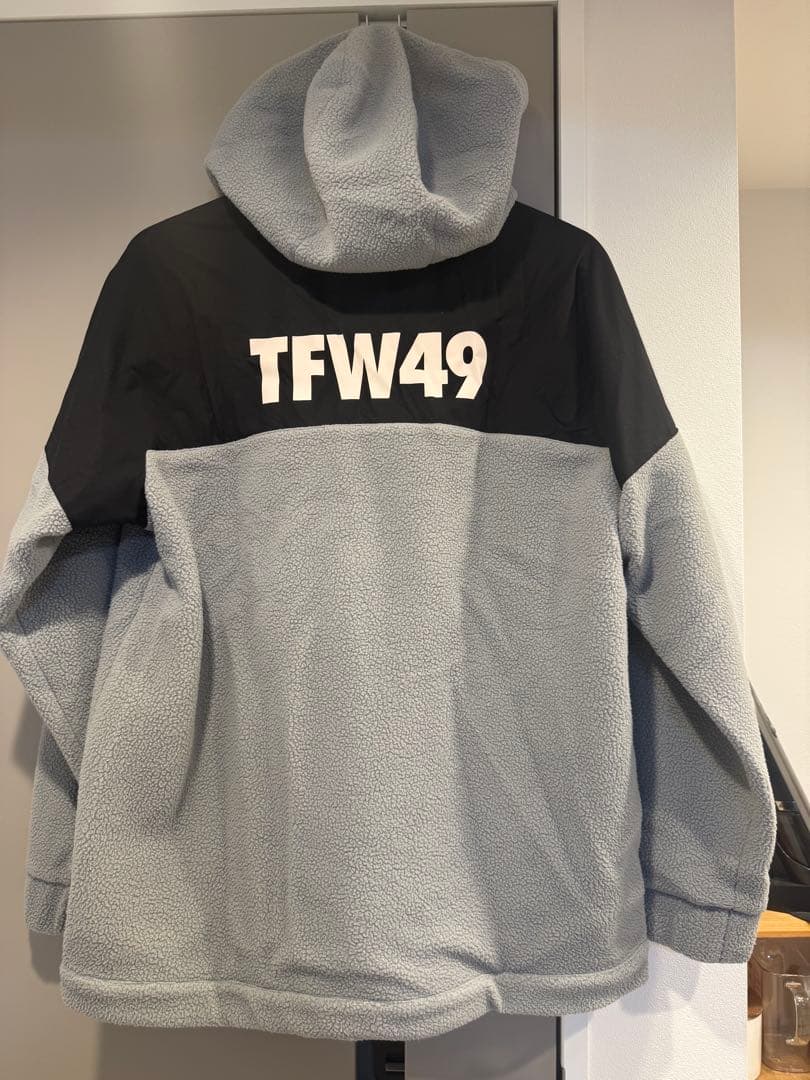 【美品】TFW49 フーディー ハーフジップブルゾン XL