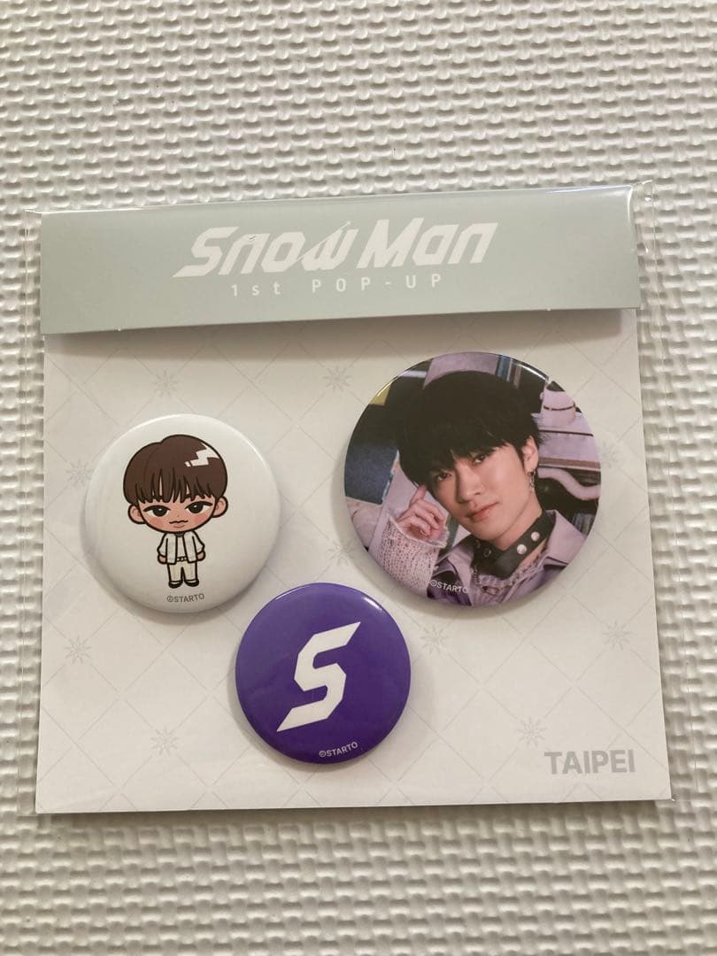 Man popup台北限定9人缶バッジセット　コンプリート