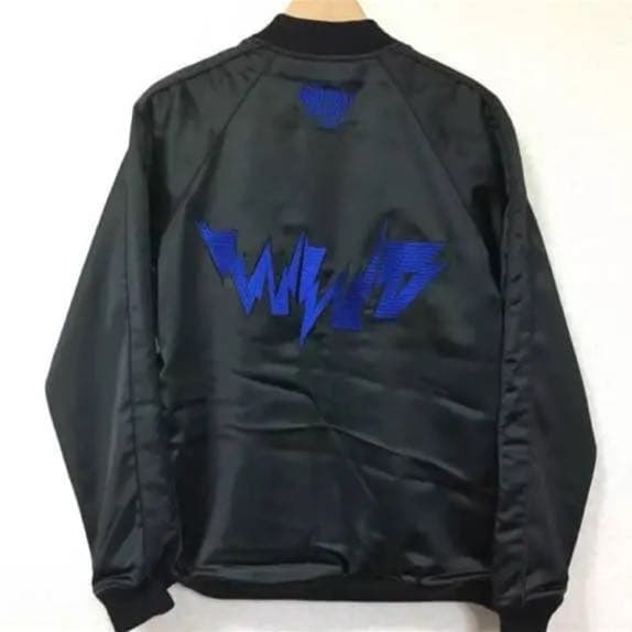 L ) 新品 未使用 でんぱ組 青 スカジャン ブルゾン ジャケット 藤咲彩音