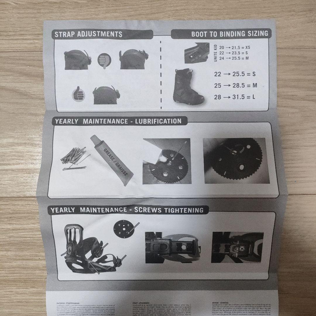 SALOMON UNITE KID スノーボードXSビンディングサロモン黒