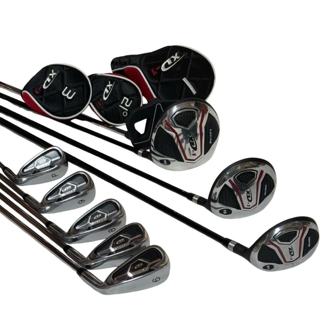 初心者 ASPIRE メンズゴルフクラブセット　キャディバッグ 9本