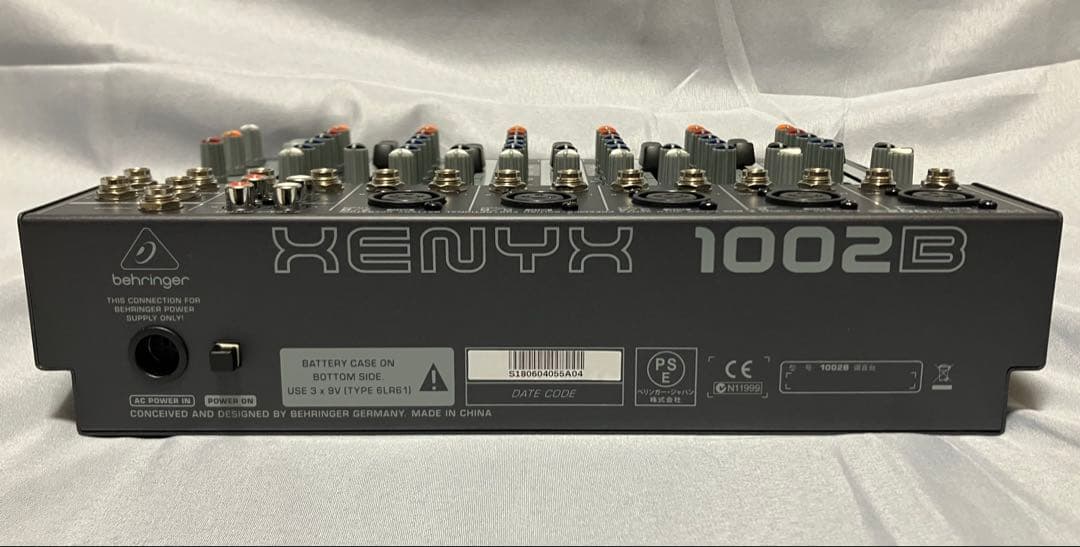 Behringer XENYX 1002B 10ch アナログミキサー 元箱あり