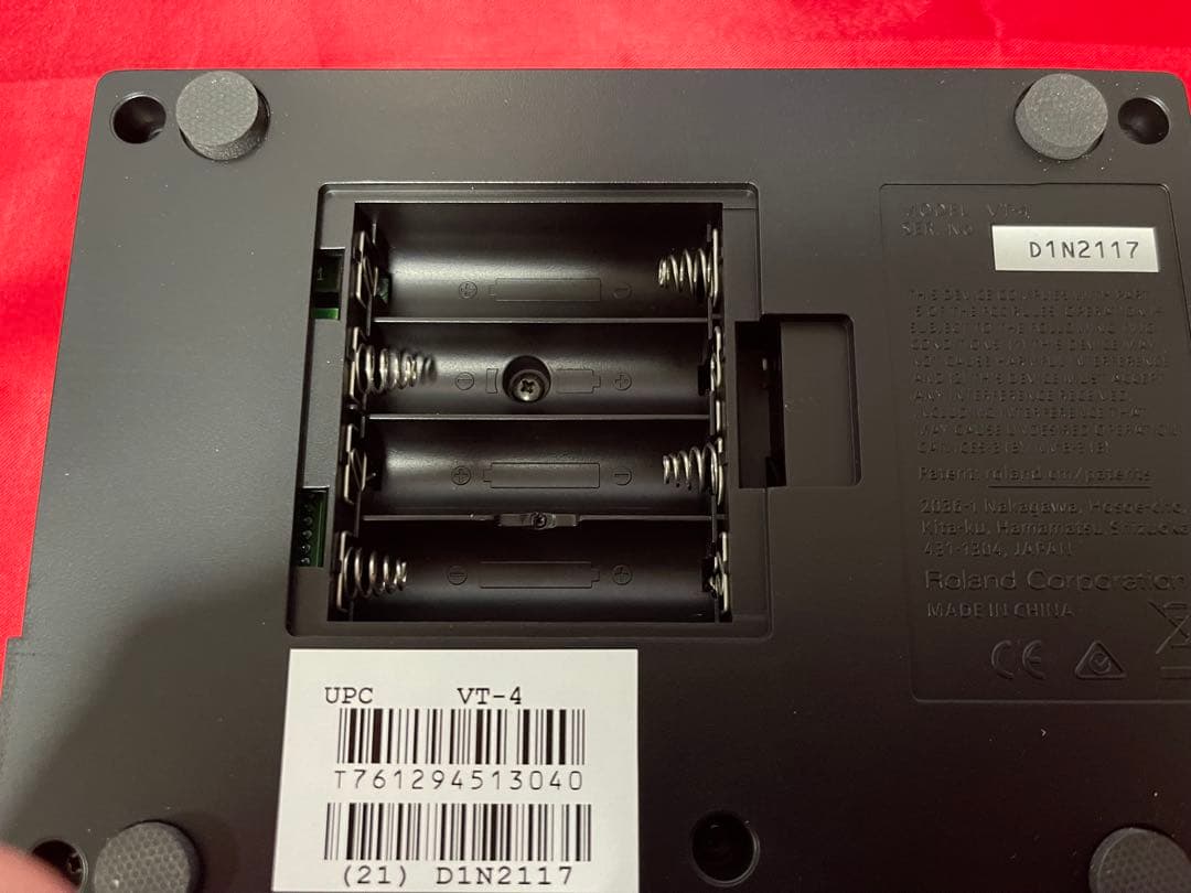 Roland VT-4 ボイストランスフォーマー　インターフェース