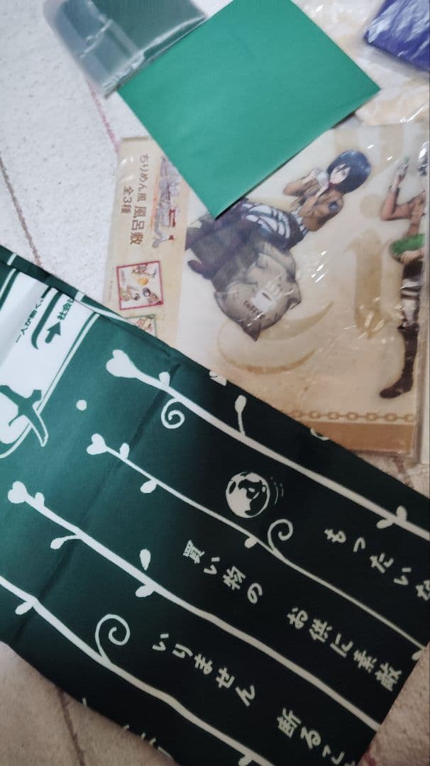 引越し　遺品整理　キャラクター　アニメ　ジャニーズ　切り取り　のれん　タオル