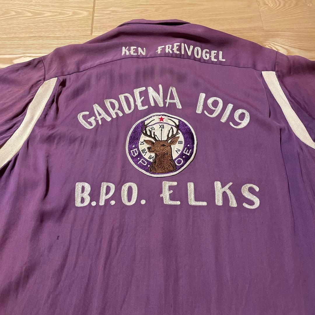 50s 60s Bowler's SHIRTS AND UNIFORM 鹿