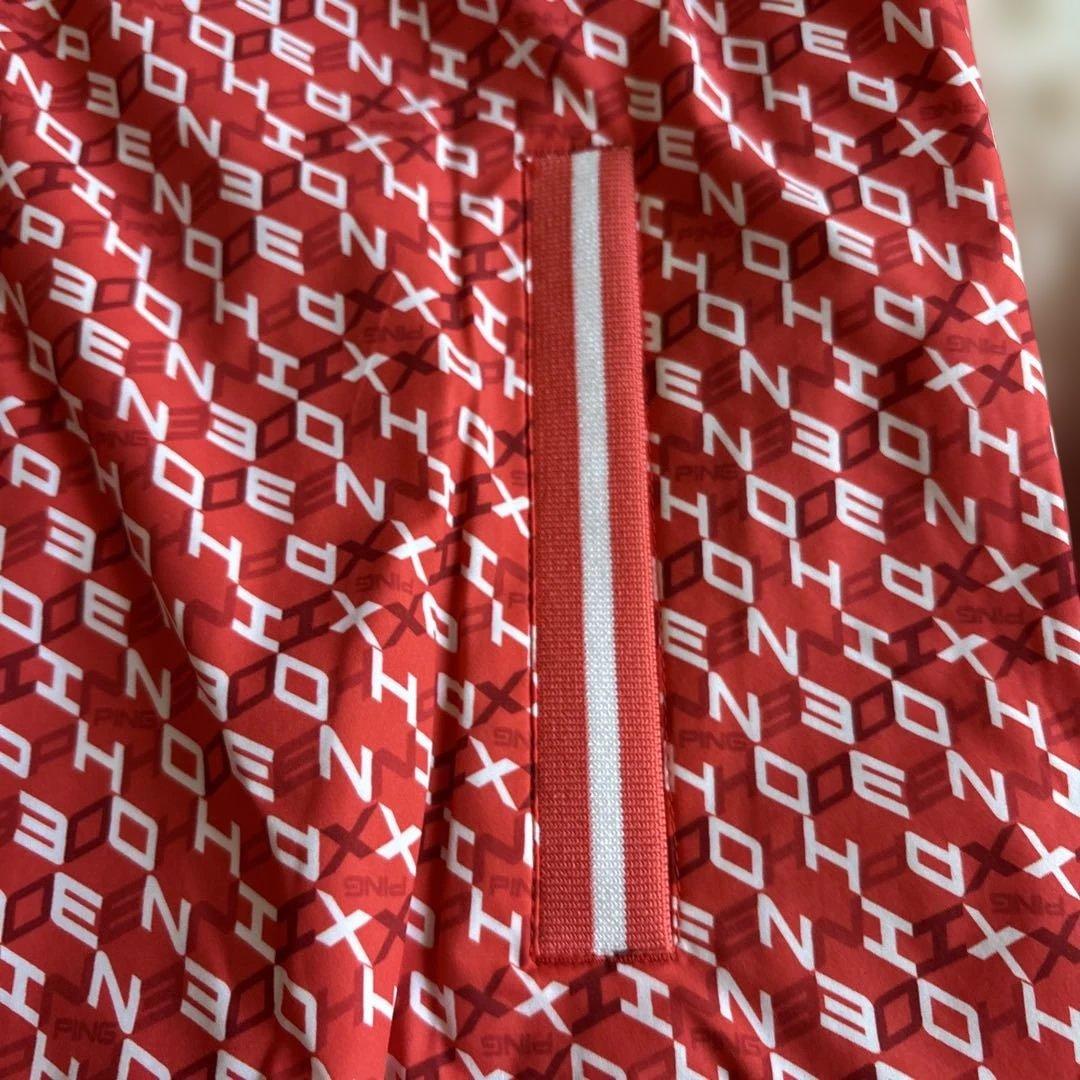 新品　ピン　ping フルジップ　撥水 ブルゾン　赤　サイズLL 送料込み