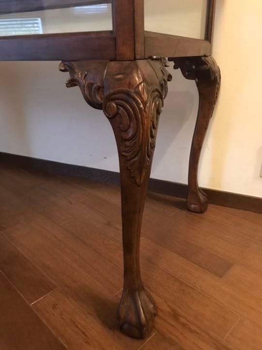 アメリカン　ヴィンテージ　ガラス　ショーケース