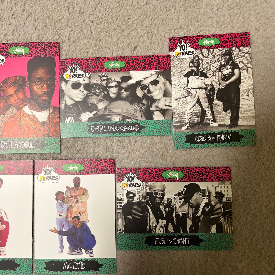 Stussy × Yo! MTV Raps プロモーションカード 10枚セット