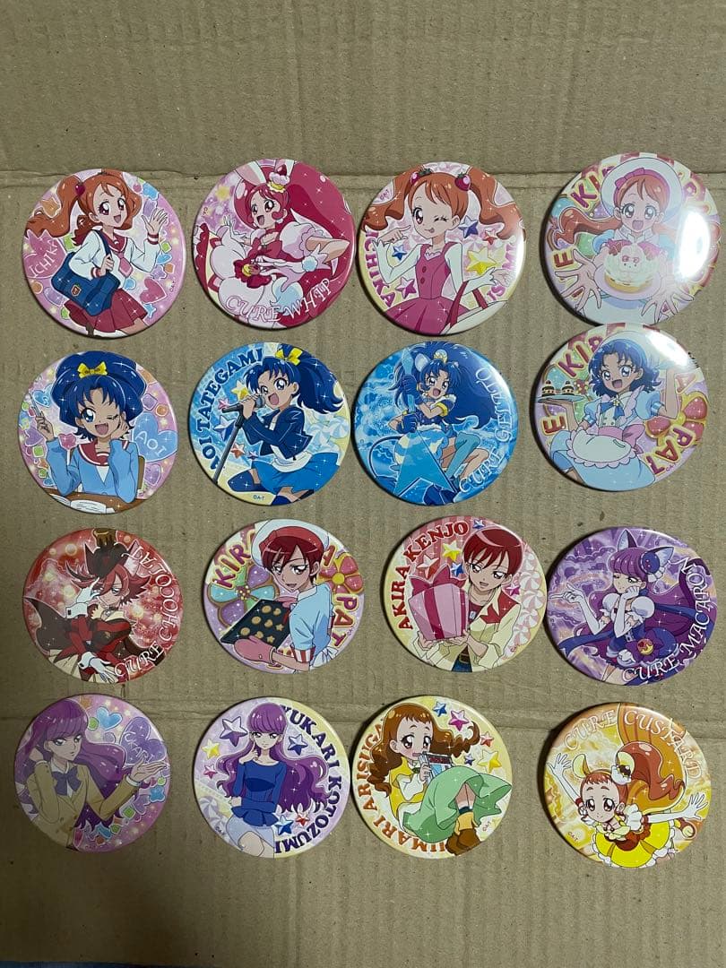キラキラプリキュアアラモード　キラキラ⭐︎ドでか缶バッジまとめ売り