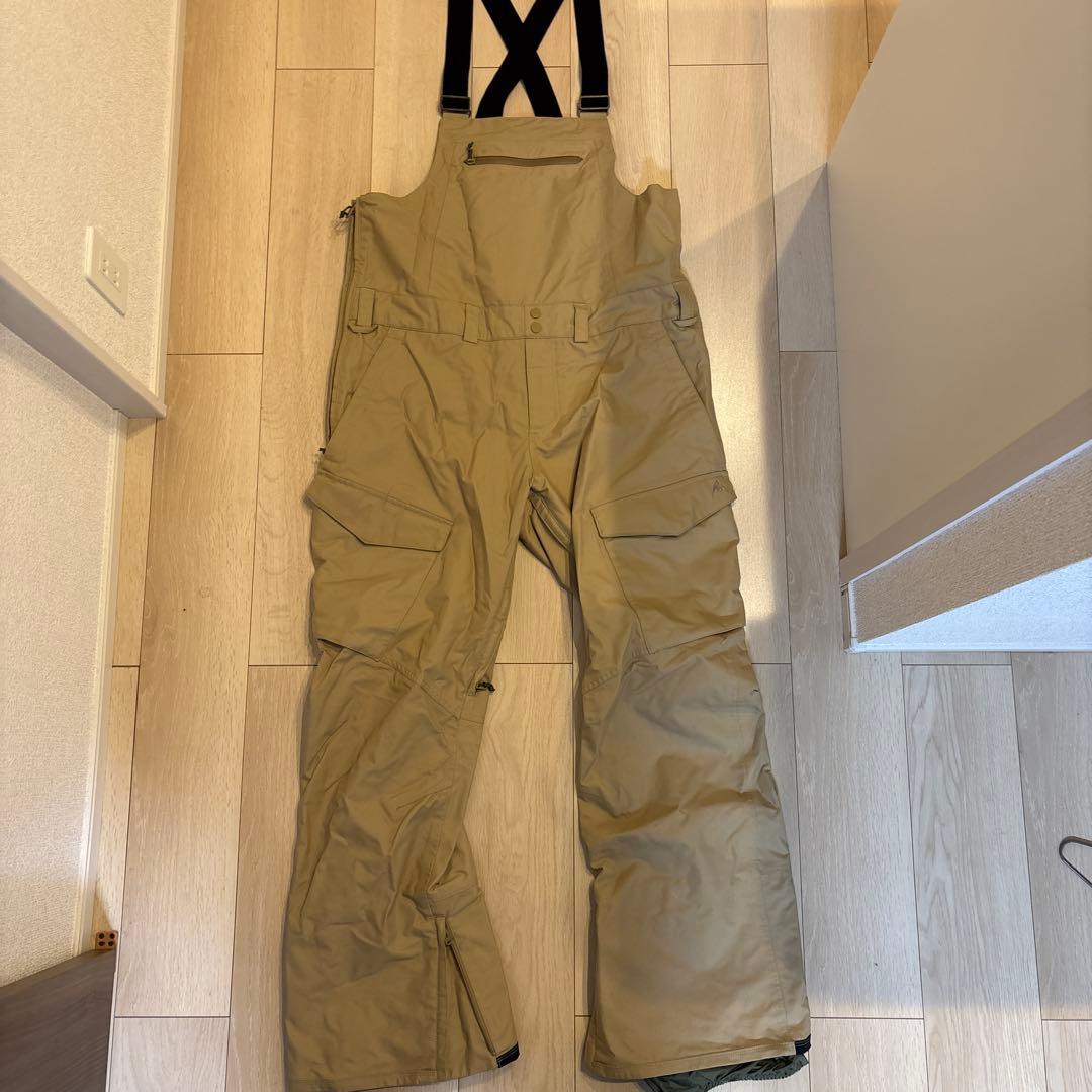BURTON ベージュオーバーオール・ビブパンツ