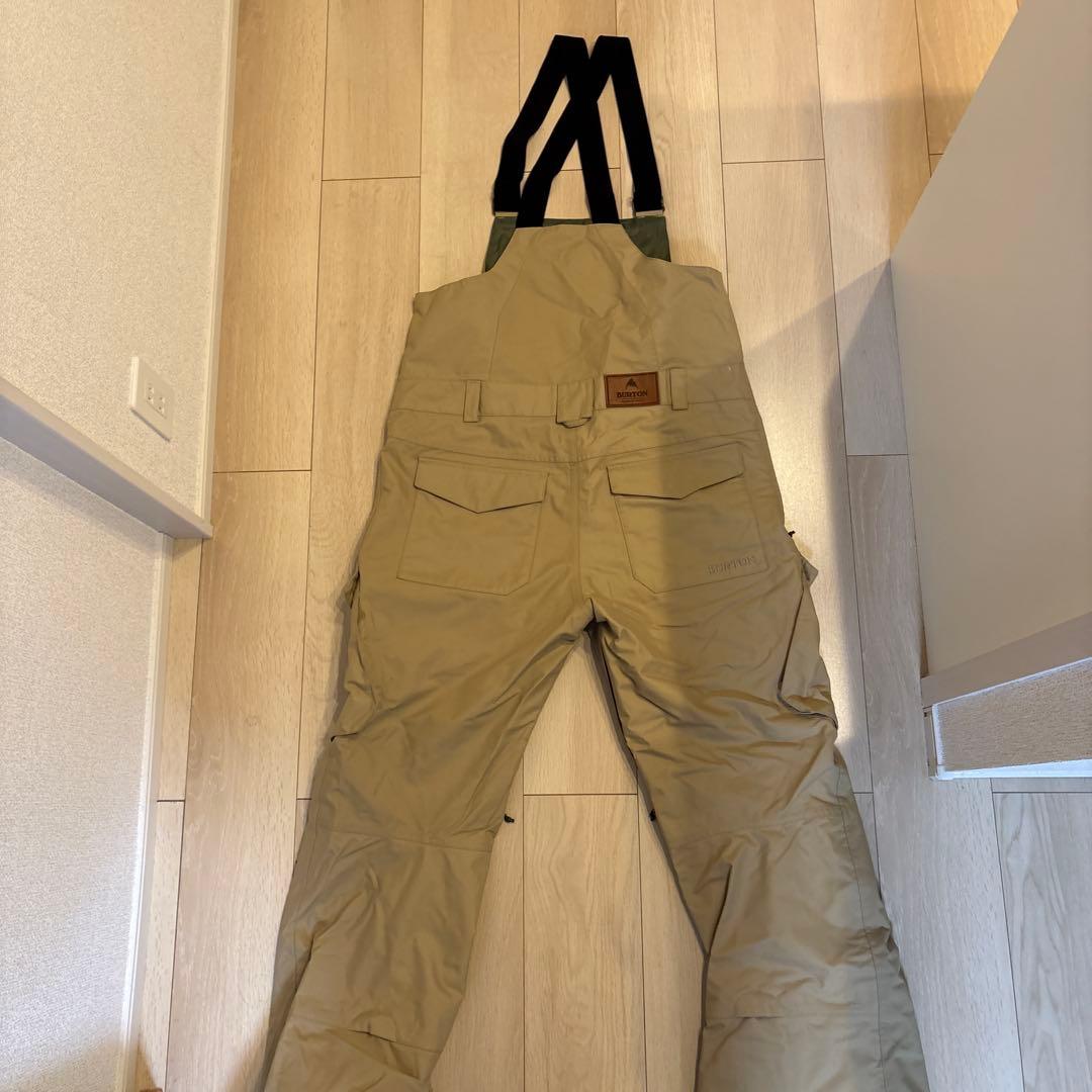 BURTON ベージュオーバーオール・ビブパンツ