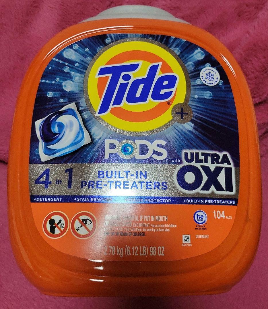 洗濯洗剤 Tide Pods with Ultra Oxi 4-in-1 2.78kg