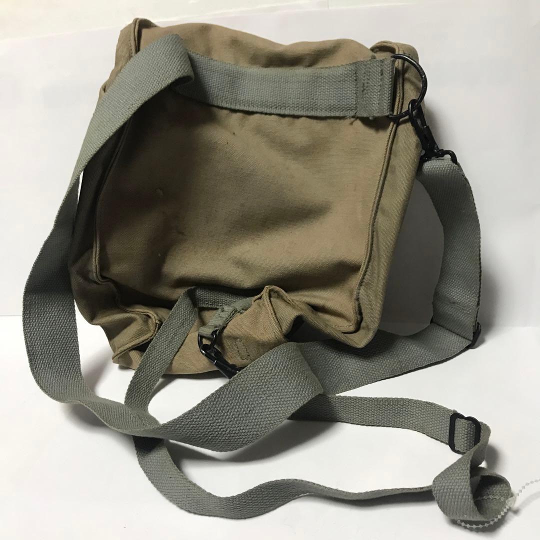 米軍　USNガスマスク&バック&曇り止め用缶計3個セット